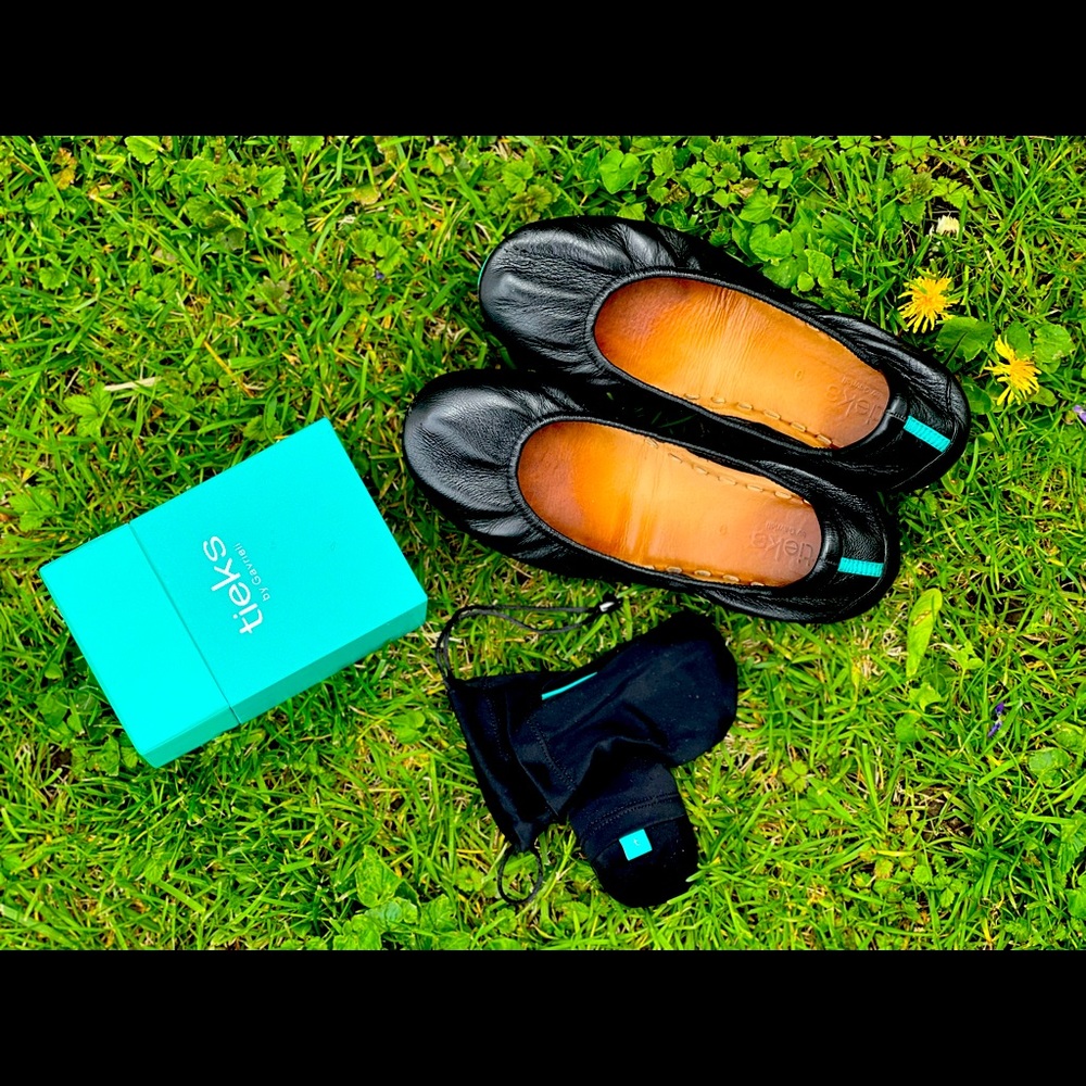 Black Tieks Ballet Flats Size 9